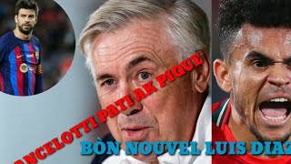 Ancelotti répond pique valverde prolongé papa luis diaz libere [upl. by Lamahj]