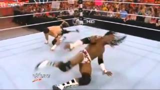 Evan Bourne and Booker T do a Spinaroonie [upl. by Dnallor]