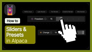 Alpaca’s Sliders Controlled AI Image Generation [upl. by Marva]