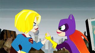 DC Superhero Girls MV Rock N Roll Rules  Supergirl And Batgirl 🦇🌎💥✨✨✨ [upl. by Ispep562]