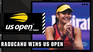 Emma Raducanu wins the 2021 US Open  Highlights [upl. by Ariamo]