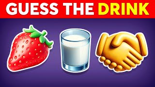 Guess The DRINK By Emoji 🍹🥤 Monkey Quiz [upl. by Ytissac]