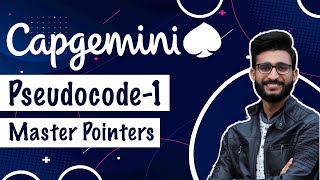 Capgemini Pseudocode Questions  Master Pointers Based Pseduocode  Aakash Verma [upl. by Linet]