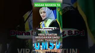 NGGAK BAHAYA TA⁉️⁉️ VIRAL WISUDAWAN ASAL THAILAND DI UMSU [upl. by Handbook739]