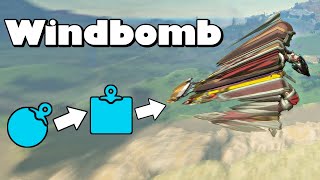 How I Windbomb Bomb Impact Launch in Zelda Breath of the Wild  BotW [upl. by Howund225]