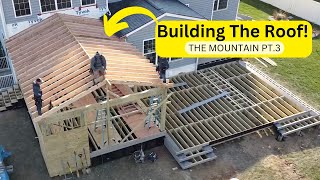 Building The Roof And Installing Decking  THE MOUNTAIN PT 3 [upl. by Licha]