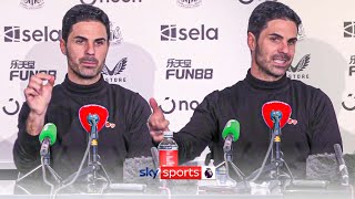 I feel sick 🤢  Arteta SLAMS VAR decision in Arsenal defeat to Newcastle [upl. by Eniad]