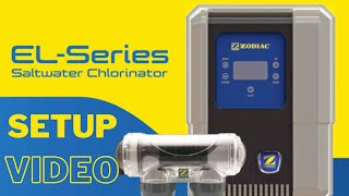 ZODIAC EL25 Salt Water Chlorinator  How to SetupProgram [upl. by Huang]