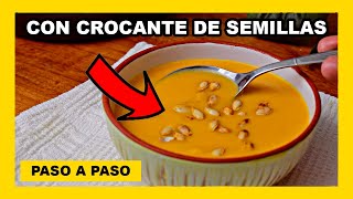 🔶Como hacer SOPA de CALABAZA cremosa receta veganavegetariana [upl. by Eelrefinnej]