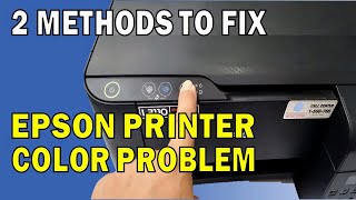 2 WAYS To Fix BLACK INK NOT PRINTING  COLOR PROBLEM ON EPSON L3250 L3210 L3110 L3150 etc [upl. by Idur]