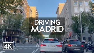 4K Driving Madrid  Chamberí  Tetuán  Argüelles  POV 4K HDR [upl. by Nura]