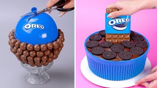 Fantastic OREO Cake Decorating Recipe  Amazing 3D Chocolate Cake Tutorials [upl. by Anidualc491]