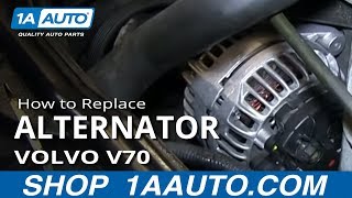 How to Replace Alternator 9904 Volvo V70 [upl. by Oshinski]