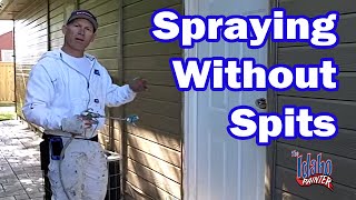 Paint sprayer tips Spraying Without Getting Spits Airless Paint Sprayer Instructions amp Tips [upl. by Katrinka]