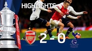 ARSENAL vs TOTTENHAM HOTSPUR 20 Official Goals amp Highlights FA Cup Third Round [upl. by Naot]