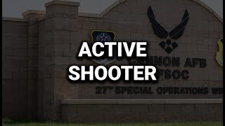 🔴LIVE  Cannon AFB Active Shooter Update [upl. by Asiralc26]