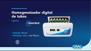 Lançamento CRAL – Homogeneizador digital tipo Roller Craltech [upl. by Divan]