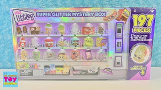 Shopkins Real Littles Super Glitter Mystery Box Unboxing Opening  PSToyReviews [upl. by Marva237]