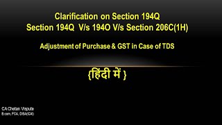 CIRCULAR ON SECTION 194Q DATED 30TH JUNE 2021 [upl. by Peednas758]