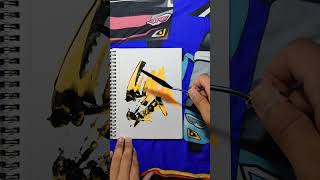 Bumblebee  abstract art abstractart abstractpainting artwork art shortvideo coldplay [upl. by Linders377]