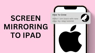 How to Use Screen Mirroring from iPhone to iPad [upl. by Haras960]