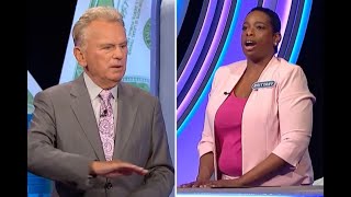 Wheel of Fortune player fails nearlycompleted puzzle as a mystified Pat Sajak wants to ‘move on’ [upl. by Carrnan]