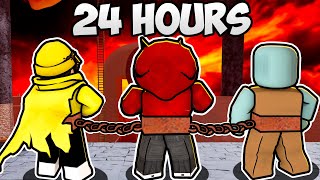 Goobers BUT We Are CHAINED TOGETHER For 24 HOURS Roblox [upl. by Jarvey]