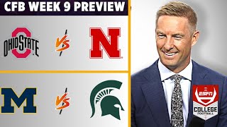 Joel Klatt quotbreaking downquot CFB Week 9 Michigan vs Michigan State Ohio State vs Nebraska [upl. by Atnom631]