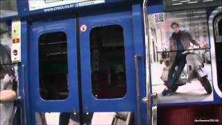 Seoul Subway Line 2 Green Line  From Jamsil Station to Hongik University 2012 HD [upl. by Loar680]