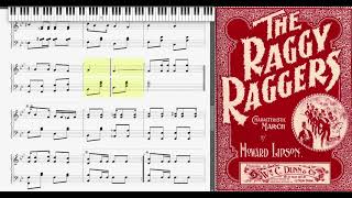 The Raggy Raggers by Howard Lipson 1899 Ragtime piano [upl. by Ronym327]