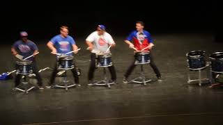 Detroit Pistons drumline performs at Percussion Concussion concert at Jackson College [upl. by Euqenimod58]