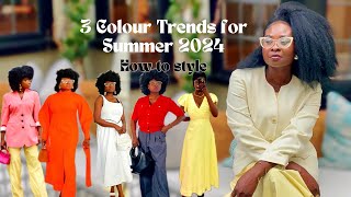 3 Colour Trends for Summer 2024  Styling Tips ItsMarianneivy [upl. by Airotahs]