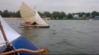 Faltbootsegeln 2015  Geierswalder See mit Faltboot segeln [upl. by Eirahcaz]