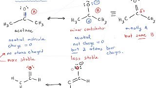 Resonance in Organic Chemistry Unequal Resonance Forms [upl. by Lorry24]