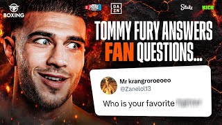 Tommy Fury answers fan questions ahead of KSI fight  Ask me anything [upl. by Alegna]