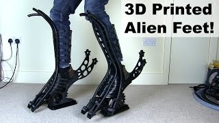 Alien Xenomorph Cosplay 17  Feet Detail with Ninjaflex  James Bruton [upl. by Ytineres373]