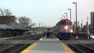 Metra 161 west at Des Plaines [upl. by Anetsirk]