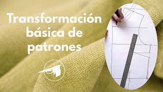 Cómo transformar un patrón base de cuerpo transformaciones básicas de un patrón [upl. by Krakow299]