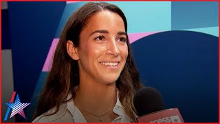 Aly Raisman Lovingly REACTS To Simone Biles Calling Her Grandma [upl. by Yentruoc]