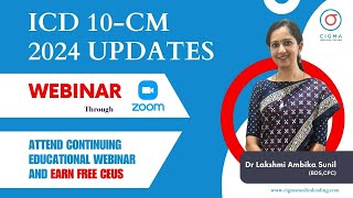 ICD 10 CM 2024 Coding Changes  Webinar [upl. by Anilat]