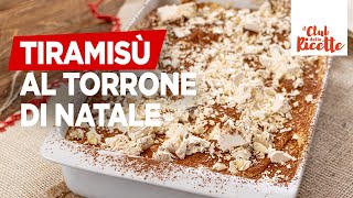 Tiramisù di Natale al Torrone 😋 Un dolce goloso per il tuo menu di Natale [upl. by Wilton170]