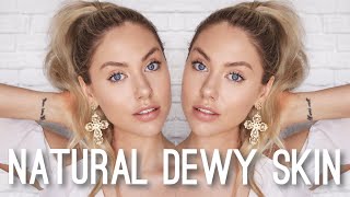 Youthful Natural amp Dewy Skincare amp Makeup Tutorial [upl. by Macintyre]