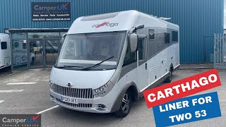 2020 Carthago Liner For Two 53  For Sale at Camper UK [upl. by Daniella]