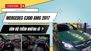 Mercedes c300 AMG 2017 Có nên Độ  Vô lăng 2023 màn hình mặt ca lăng loa xoay led nội thất không [upl. by Oznofla]