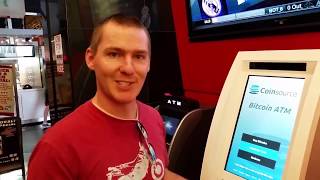 Bitcoin Buying from a Bitcoin ATM Machine using cash [upl. by Balch]