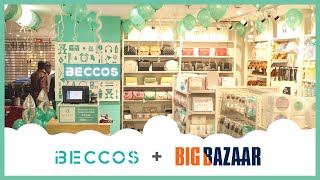 Beccos now at Big Bazaar  Ambience Mall Gurugram  Beccos India [upl. by Acinnad]