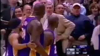 Shaq dunks on Andrei Kirilenko and gets ejected [upl. by Elgar]