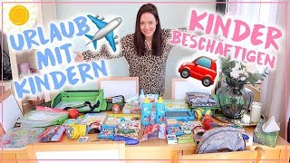 Urlaub mit Kindern✈️•Was packe ich ein • Lange Autofahrt Langer Flug mit Kindern • Maria Castielle [upl. by Oznofla]