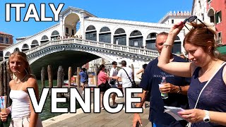 Venice walking tour today 17 July 2024 St Marks square to Rialto bridge [upl. by Samal]