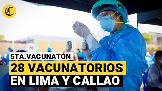 Coronavirus Perú Conoce los 28 centros de vacunación en Lima y Callao [upl. by Eille]